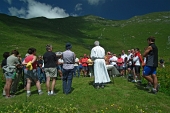 Al Rif. Santamaria in Leten in festa, in Cima Leten e al Passo del Re domenica 3 luglio 2011